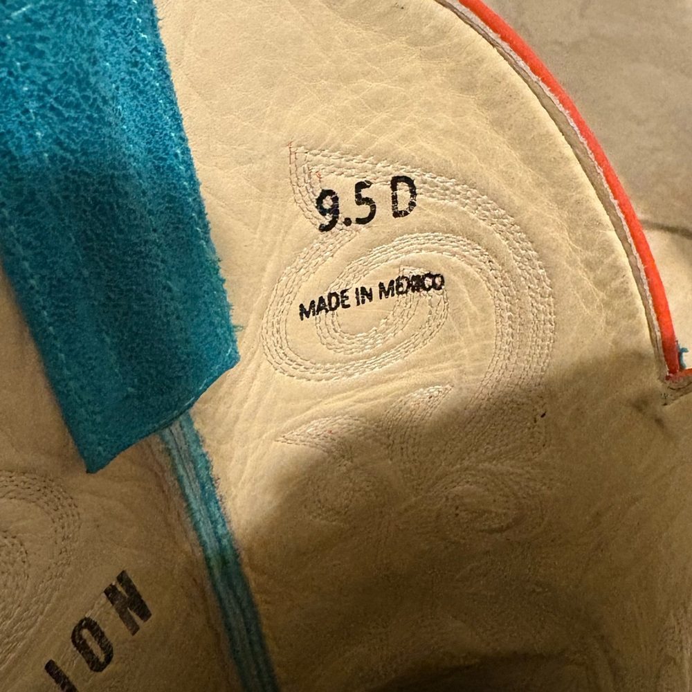 Horse Power Patchwork Exotic Leather Western Boot… - image 7